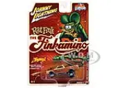 1965 Chevrolet El Camino Zinger ""Finkamino"" Beige with Graphics ""Rat Fink"" ""Pop Culture"" 2025 Release 1 1/64 Diecast Model Car by Johnny Lightning