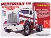 Skill 3 Model Kit Peterbilt 359 ""Cross Country Hauler"" 1/25 Scale Model by AMT