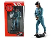 1964-1965 Graham Hill Walking with Helmet and Gloves On Figurine for 1/18 Diecast Model Cars by Le Mans Miniatures