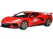 2020 Chevrolet Corvette Stingray C8 Torch Red Official Pace Car ""104th Indianapolis 500"" (2020) 1/18 Model Car by Real Art Replicas
