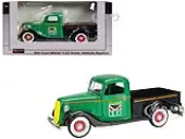 1937 Ford Pickup Truck ""Oliver"" Green with Black Truck Bed and Fenders 1/25 Diecast Model Car by SpecCast