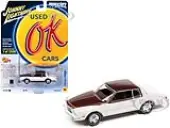 1980 Chevrolet Monte Carlo White and Dark Claret Brown Metallic Top and Hood Limited Edition to 3508 pieces Worldwide ""OK Used Cars"" 2023 Series 1/64