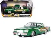 1987 Buick Regal 3.8 SFI Turbo Green Metallic and Cream with Graphics ""Get Low"" Series 1/24 Diecast Model Car by Motormax