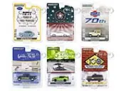 ""Anniversary Collection"" Set of 6 pieces Series 16 1/64 Diecast Model Cars by Greenlight