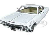 1965 Chevrolet Impala SS 396 Lowrider White ""Low Rider Collection"" 1/24 Diecast Model Car by Welly