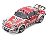 Porsche 934 91 Christian Bussi - Bernard Salam - Cyril Grandet ""ASA Cachia"" ""24 Hours of Le Mans"" (1980) with Acrylic Display Case 1/18 Model Car by