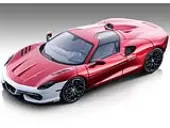 2021 Touring Superleggera Arese RH95 Red Metallic with White Accents ""Mythos Series"" Limited Edition to 80 pieces Worldwide 1/18 Model Car by Tecnomo
