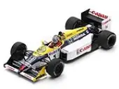 Williams FW11B 5 Nigel Mansell ""Williams-Honda"" Winner Formula One F1 ""British GP"" (1987) and Acrylic Display Case 1/18 Model Car by Spark