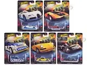""Hammer Drop"" 5 piece Set ""Car Culture"" 2024 Series F Diecast Model Cars by Hot Wheels