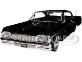 1964 Chevrolet Impala Lowrider Hard Top Black ""Get Low"" Series 1/24 Diecast Car Model by Motormax