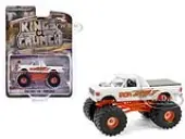 1990 Ford F-350 Monster Truck White ""Iron Eagle"" ""Kings of Crunch"" Series 15 1/64 Diecast Model Car by Greenlight