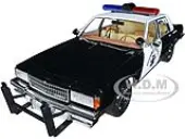 1989 Chevrolet Caprice Police Black and White ""California Highway Patrol"" ""Artisan Collection"" 1/18 Diecast Model Car by Greenlight