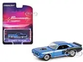 1971 Plymouth Barracuda 440 6bbl B5 Blue Metallic ""Barracuda 60th Anniversary"" ""Anniversary Collection"" Series 17 1/64 Diecast Model Car by Greenligh