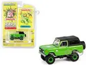 1969 Ford Bronco ""Garbage Pail Kids Super Snotty"" Green with Black Top ""San Diego Comic-Con 2024 Exclusive"" 1/64 Diecast Model Car by Greenlight