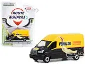 2019 Ford Transit LWB High Roof Van ""Pennzoil Express Oil Change"" Yellow and Black ""Route Runners"" Series 5 1/64 Diecast Model Car by Greenlight