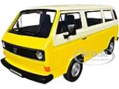 Volkswagen Type 2 (T3) Van Yellow and Beige ""Timeless Legends"" Series 1/24 Diecast Model Car by Motormax