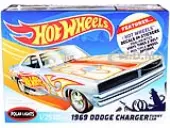 Skill 2 Model Kit 1969 Dodge Charger Funny Car ""Hot Wheels"" 1/25 Scale Model by Polar Lights