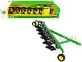 John Deere 3600 6-Bottom Plow Green 1/16 Diecast Model by ERTL TOMY