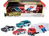""BRE"" Set of 4 pieces Series Hot Wheels ""Premium"" 2024 Series U Diecast Model Cars by Hot Wheels