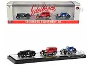 ""Edelbrock Equipment Co."" Set of 3 Pieces Limited Edition to 2750 pieces Worldwide 1/64 Diecast Models by M2 Machines