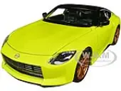 2023 Nissan Z Yellow Metallic with Black Top ""Special Edition"" Series 1/24 Diecast Model Car by Maisto