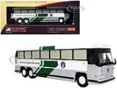 MCI MC-12 Coach Classic Bus ""U.S. Immigration &amp; Naturalization Service"" ""Vintage Bus &amp; Motorcoach Collection"" 1/87 (HO) Diecast Model by Icon