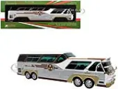 Sultana TM 44-18 SP Panoramico Coach Bus ""Tres Estrellas de Oro"" White and Brown with Silver Sides ""The Bus &amp; Motorcoach Collection"" 1/43 Diecast