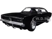 1969 Dodge Charger R/T Black ""Muscle Car Collection"" 1/25 Diecast Model Car by New Ray