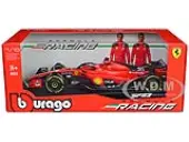 Ferrari SF-23 16 Charles Leclerc Formula One F1 World Championship (2023) ""Formula Racing"" Series 1/18 Diecast Model Car by Bburago