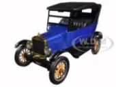 1925 Ford Model T Touring Blue Metallic with Black Top 1/24 Diecast Model Car by Motormax