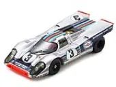 Porsche 917K 3 Vic Elford - Gerard Larrousse ""Martini &amp; Rossi Racing Team"" Winner ""12 Hours of Sebring"" (1971) with Acrylic Display Case 1/18 Mod