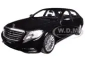 Mercedes Benz S Class with Sunroof Black ""NEX Models"" 1/24 Diecast Model Car by Welly