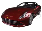 Ferrari California T Burgundy Closed Top 1/24 Diecast Model Car by Bburago