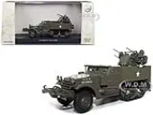 White M16 Multiple Gun Motor Carriage Olive Drab ""United States Army"" 1/43 Diecast Model by Militaria Die Cast