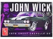 Skill 2 Model Kit 1970 Chevrolet Chevelle SS ""John Wick"" (2014) Movie 1/25 Scale Model by AMT