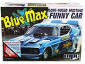Skill 2 Model Kit ""Blue Max"" Long Nose Mustang Funny Car 1/25 Scale Model Car by MPC