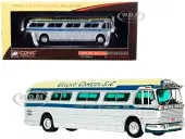 1959 GM PD4104 Motorcoach Bus ""S. Paulo - Rio"" ""Viacao Cometa S.A."" (Brazil) Silver and Cream with Blue Stripes ""Vintage Bus &amp; Motorcoach Collect