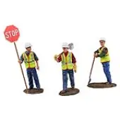 Diecast Metal Construction Figures 3pc Set 1 1/50 by First Gear