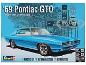 Level 4 Model Kit 1969 Pontiac GTO 2-in-1 Kit 1/24 Scale Model by Revell