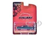 1967 Dodge Coronet R/T Hemi Turquoise Metallic ""Hemi 60th Anniversary"" ""Anniversary Collection"" Series 17 1/64 Diecast Model Car by Greenlight