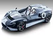 2020 McLaren Elva Convertible 4 Black with Silver Accents ""Exclusive Collection"" Series Limited Edition to 79 pieces Worldwide 1/18 Model Car by Tecn
