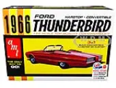 Skill 2 Model Kit 1966 Ford Thunderbird Hardtop/Convertible 3-in-1 Kit 1/25 Scale Model by AMT