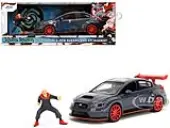 2016 Subaru WRX STI Widebody Dark Blue and Yuji Itadori Diecast Figure ""Jujutsu Kaisen"" (20202023) TV Series ""Anime Hollywood Rides"" Series 1/24 Diec