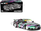 Nissan Skyline GT-R (R33) ""HKS V1"" RHD (Right Hand Drive) Black with Graphics (Designed by Jun Imai) ""Kaido House"" Special 1/64 Diecast Model Car by