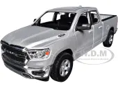 2019 RAM 1500 Pickup Truck Silver Metallic ""NEX Models"" Series 1/27 Diecast Model Car by Welly