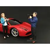 Camera Man Figurine I ""Camera Crew"" for 1/18 Scale Models by American Diorama
