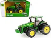 John Deere 8R 410 Tractor with Dual Wheels Green ""Prestige Collection"" 1/32 Diecast Model by ERTL TOMY