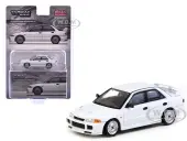 Mitsubishi Lancer RS Evolution III RHD (Right Hand Drive) White ""Global64"" Series 1/64 Diecast Model by Tarmac Works
