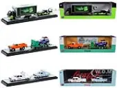 Auto Haulers ""Coca-Cola"" Set of 3 pieces Release 35 Limited Edition to 8000 pieces Worldwide 1/64 Diecast Models by M2 Machines