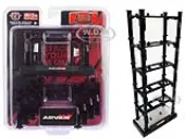 Stackable Diecast Auto-Lifts 5 piece Set ""ADVAN Yokohama"" for 1/64 Scale Model Cars by M2 Machines